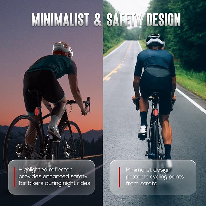 Airtag Bike Mount, Hidden Bicycle Seatpost Mount Compatible with Apple Airtags 2nd & 1st & Garmin Varia, Anti-Theft Air tag GPS Tracker Bike Reflector Holder for Mountain Bikes, Electric Bicycle