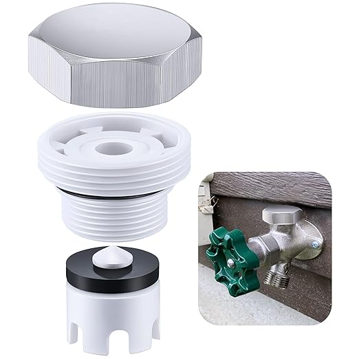 1 Pack Vacuum Breaker Repair Kit Replacement for VACVBKX1B Heavy Duty Metal Vacuum Breaker Replacement Kit for Traditional Anti Siphon Frost Free Sillcock Valves Anti Siphon Valve Repair Kit