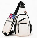 JENAGREEN Waterproof Sling Backpack Crossbody Sling Bag for Women Men, Multipurpose Travel Hiking Adjustable Chest Bag Casual Daypack