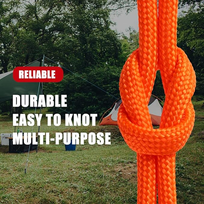 WEREWOLVES 650lb Paracord/Parachute Cord - 9 Strand Paracord Rope - 100', 200' Spools of Parachute Cord, Type III Paracord for Camping, Survival