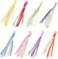 8/13/18/20/30 Pack Paracord Keychain Rope Bag Charms Colorful Braided Charms for Key Chain Purse Backpack Handbag
