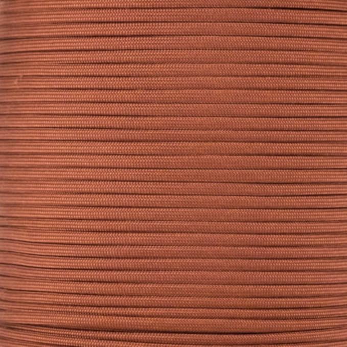 Paracord Planet Solid Color 550lb Paracord – 7 Strand Type III Nylon Cord for Indoor and Outdoor Tasks – Rust (25 ft)
