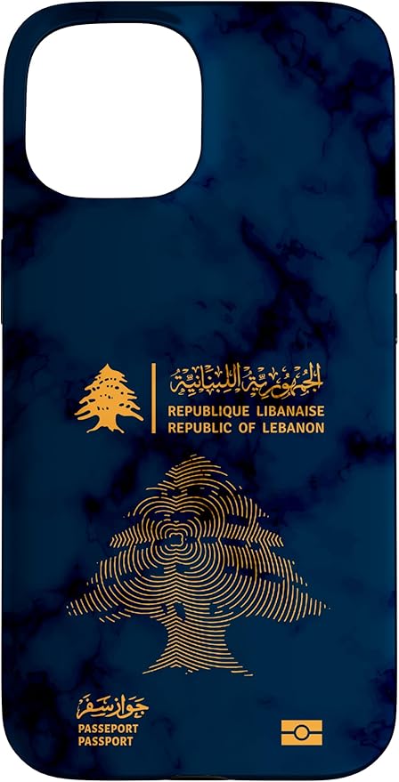 Lebanon,Lebanon Passport,Lebanon Flag,Lebanon map. Case for iPhone 15