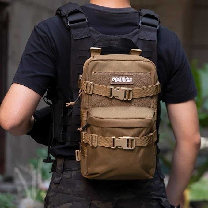 EXCELLENT ELITE SPANKER Tactical MOLLE Hydration Backpack Water Bladder Carrier Pack for Tactical Vest Backpack Plate Carrier