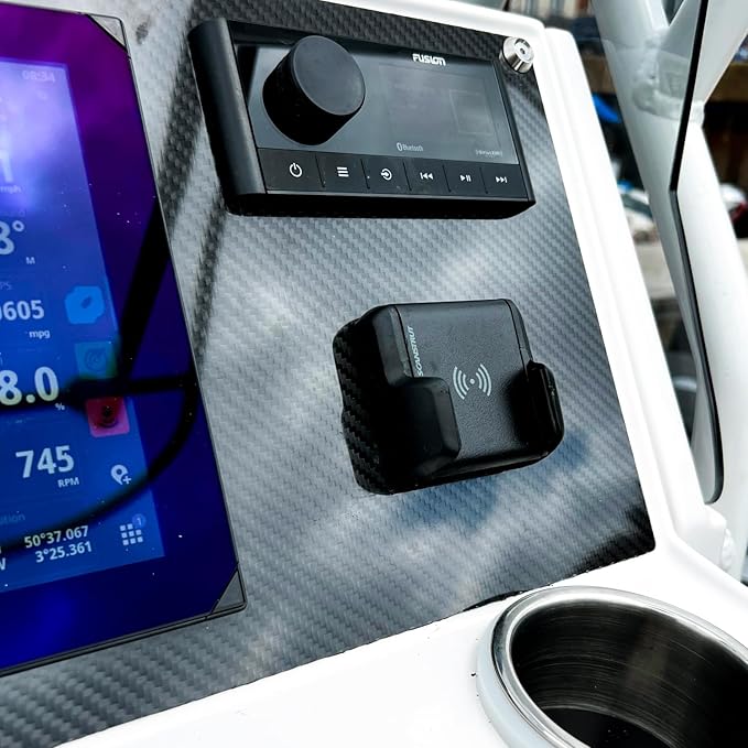 ROKK Wireless - Nano 10W. Waterproof Wireless Compact Phone Charging Mount 12/24V Available Q1 2023