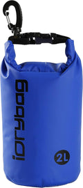 IDRYBAG Dry Bag for Kayaking Waterproof 2L/5L/10L/15L/20L, Small Dry Sack Waterproof Bag for Boating