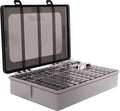 BKK OCD Tackle Box - Fishing Tackle Box with dividers | Tackle Storage Organizer System Fully Loaded | Includes Armor-Point Hooks and Accessory Boxes