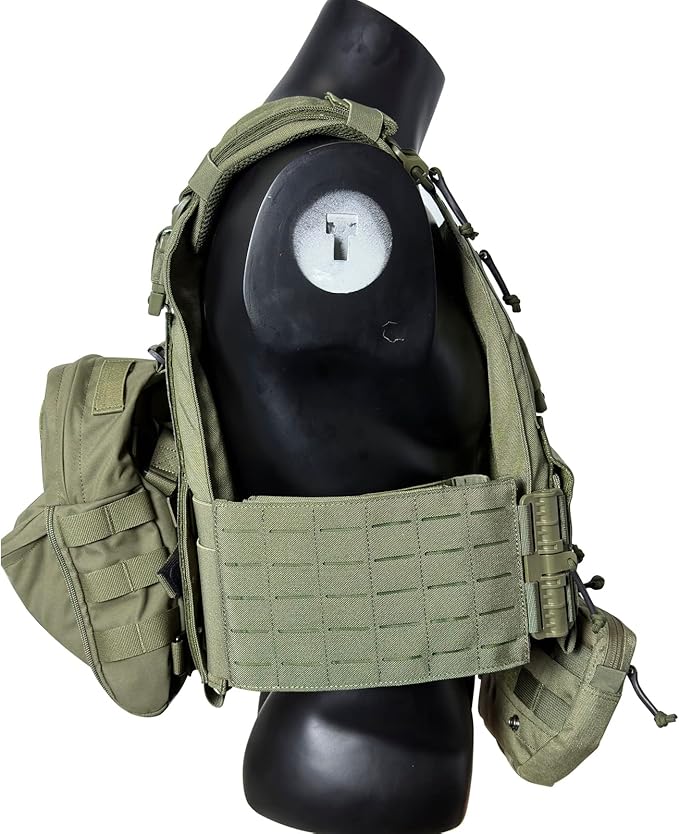 Tactical Hydration Backpack for 2L Hydration Bladder, Lightweight Hydration Backpack MOLLE Water Carrier for 2L Hydration Bladder Reservoir Pack for Hiking Biking Running Climbing