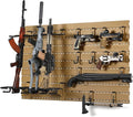 Savior Equipment Wall Rack System Heavy-Duty Steel Tactical Rifle Carbine Shotgun Handgun Storage Wall Mount, Modular Firearms Gun Wall Gear Accessories Organizer, Holds up to 6 Rifles & 6 Pistols