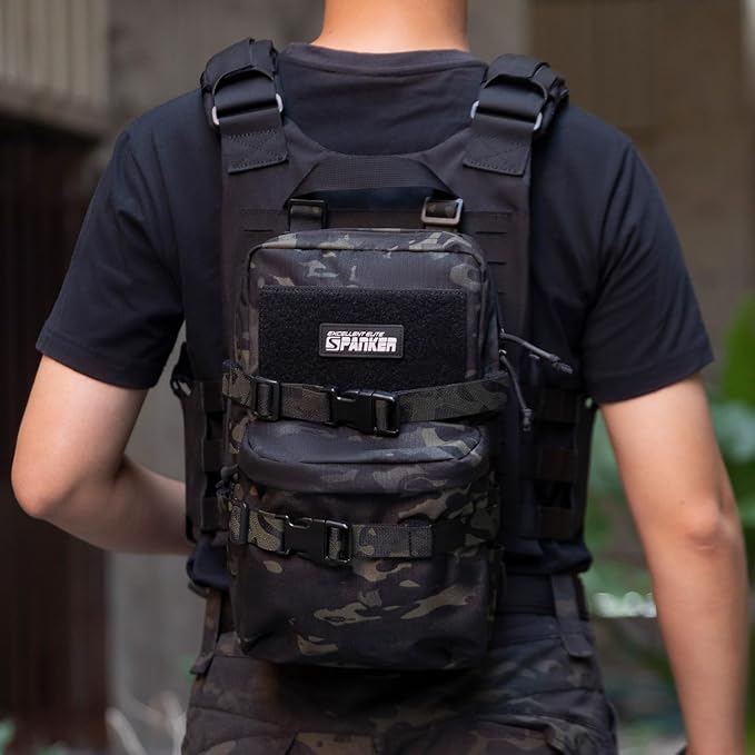 EXCELLENT ELITE SPANKER Tactical MOLLE Hydration Backpack Water Bladder Carrier Pack for Tactical Vest Backpack Plate Carrier