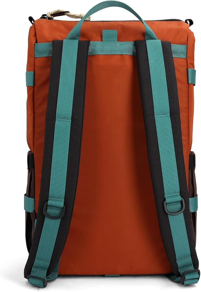 Topo Designs Rover Pack Classic - Daily Daypack for Commutes, Day Trips, Hikes, Iconic Denver Design, PFAS-Free, Fair Trade, BlueSign Backpack (Clay/Chocolate)