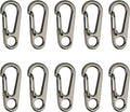 SWATOM Small Mini Carabiner Clip Tiny Spring Snap Hook Keychains Micro Carabiners for Paracord EDC Alloy Key Rings Outdoor Hiking Fishing Camping Backpack Accessories