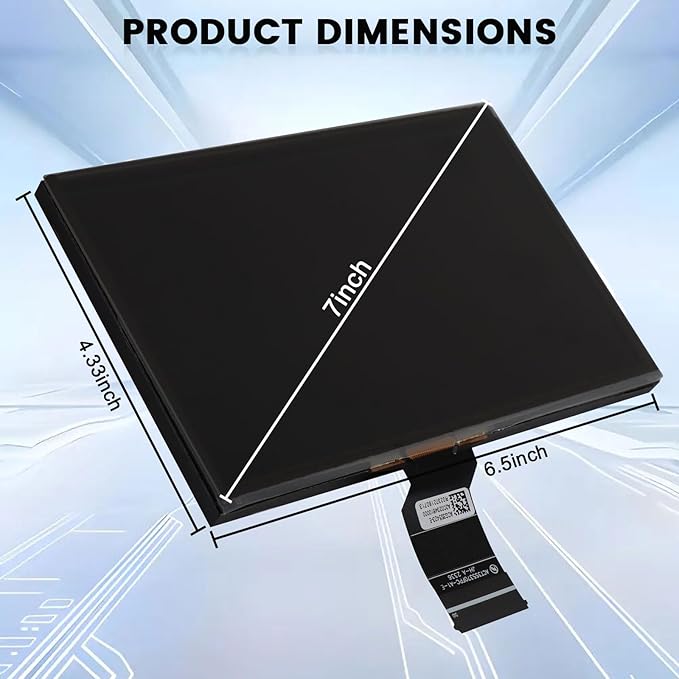 7" Uconnect Touch Screen Display Compatible with 2017 2018 2019 2020 Jeep Compass # TDO-WXGA0700K00057-V1 TDO-WXGA0700K00033-V2(No 8.4'')