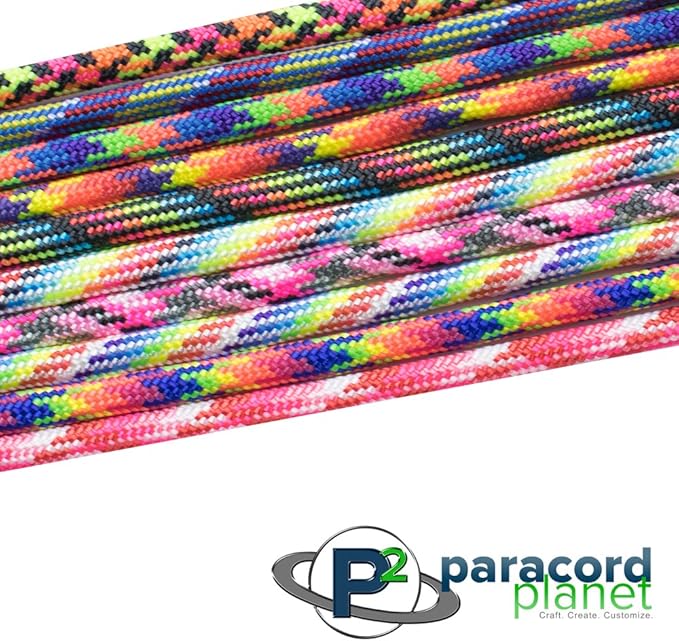 Paracord Planet 550lb Type III Paracord Combo Crafting Kits with Buckles
