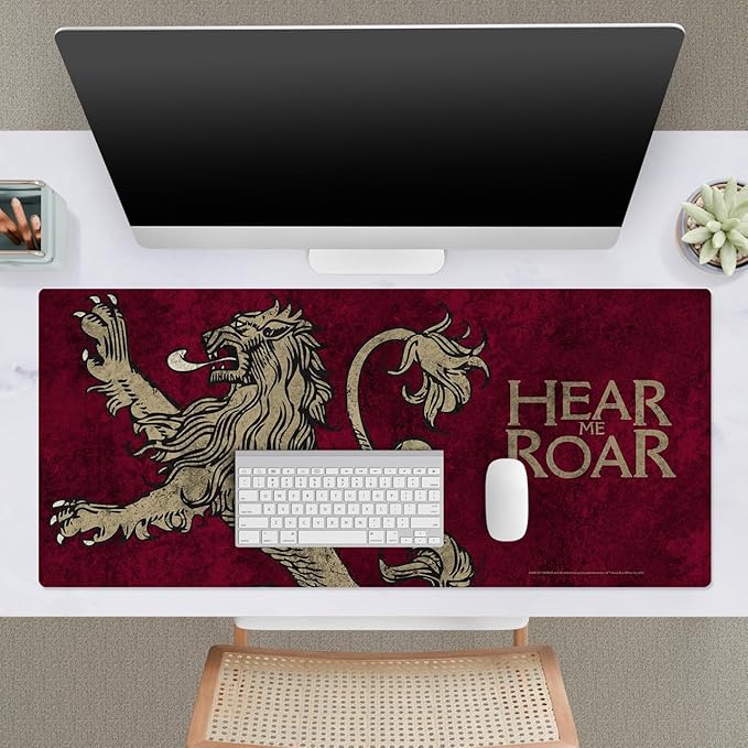 Head Case Designs Officially Licensed HBO Game of Thrones House Lannister Graphic Art 37.4 x 15.75 x 0.16 inches (900 x 400 mm) - XL Gaming Office Desk PC Keyboard Mouse Mat Pad