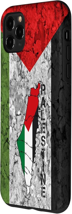 Kufiya PALESTINE Keffiyeh flag, Palestinian Map pattern Case for iPhone 11 Pro Max