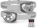 Energizer LED Headlamp PRO (2-Pack), IPX4 Water Resistant Headlamps, High-Performance Head Light for Outdoors, Camping, Running, Storm, Survival LED Light for Emergencies (Batteries Included)