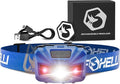 Foxelli USB‑C Rechargeable LED Headlamp – Ultra‑Light 2.4 oz & Bright 180 Lumens – Red/White Light, 5 Modes, IPX5 Waterproof, 40 h Runtime for Trail Running, Camping, Hiking