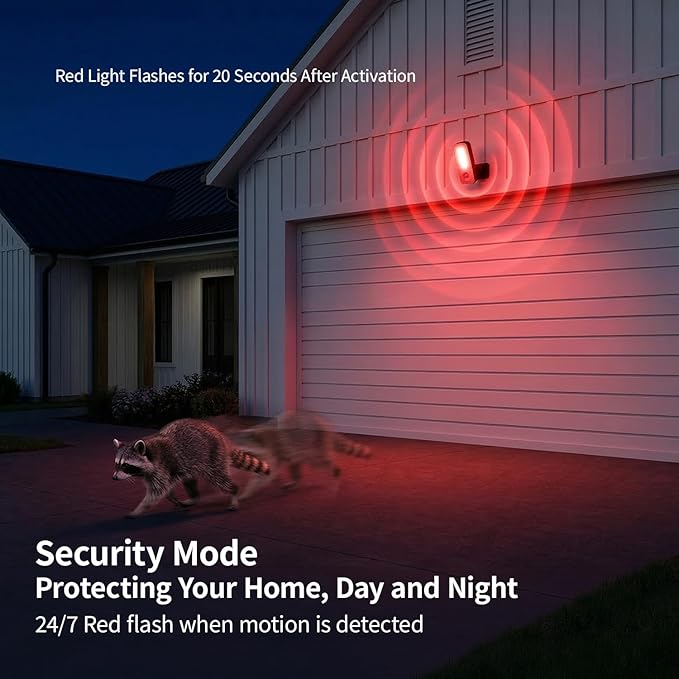 TANBABY 12000mAh Wireless Motion Sensor Outdoor Lights, Rechargeable Battery Operated Flood Lights with Remote, 3 Modes, 3CCT, Waterproof Outdoor Security Wall Lights for Outside, Garage, Porch -1PACK