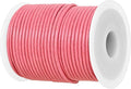 GENIQUE Real/Genuine Round Leather String Cord for Necklace, Bracelets, Jewelry, Kumihimo Braiding, DIY Projects (20 Metres) (2mm, Pink)