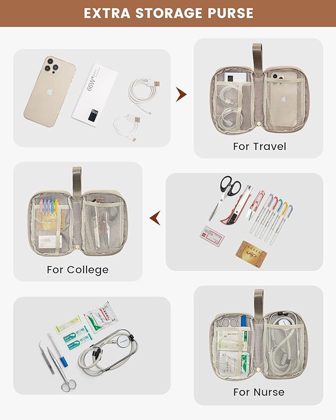 LOVEVOOK 18 Inch Laptop Backpack for Women, Large Capacity Travel Backpack with Organizer Bag, Waterproof Carry on Backpack Purse Work Bag with USB Port for College Teacher Nurse, 2PCS
