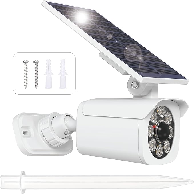 Solar Motion Light Outdoor, Solar Spotlight with Motion Sensor, IP67 Waterproof Solar Power Security Light, 360° Rotatable for Garden, Yard, Pathway, Fence, Driveway, 1200LM(1 Pack, White)
