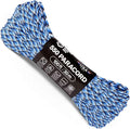 Atwood Rope MFG 550 Paracord 100 Feet 7-Strand Core Nylon Parachute Cord Outside Survival Gear Made in USA | Lanyards, Bracelets, Handle Wraps, Keychain (Blue Snake)