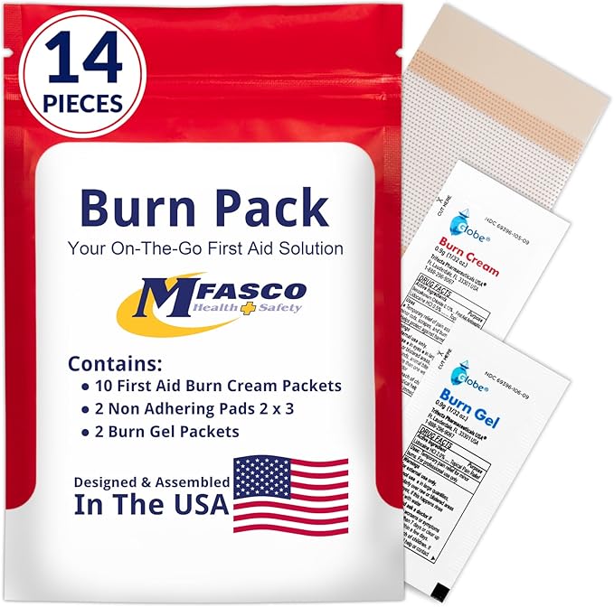 MFASCO First Aid Kit Refill Burn Care Refill Pack