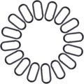 16 Pcs Carabiners Clip,Oval Shape Cute Carabiner Keychain Clip Aluminum Hook Accessories