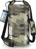 Waterproof Dry Bag, 5L/10L/20L/30L/40L Roll Top Lightweight Storage Backpack with Phone Case for Women & Men, Floating Waterproof Sack for Travel, Swimming, Kayaking, Paddle Board, Camping & Beach