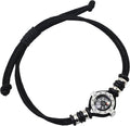 Innocence Adjustable Paracord Wrist Compass Bracelet For Men Women Outdoor Sports Camping Survival Jewelry (Black)