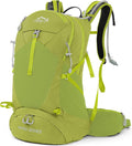 IX INOXTO Hiking Backpack, 26L/40L Waterproof Hiking Daypack with 3L Water Bladder and Rain Cover, Lightweight Travel Camping Backpack for Men Women (Fruit Green)