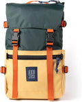 Topo Designs Rover Pack Classic - Daily Daypack for Commutes, Day Trips, Hikes, Iconic Denver Design, PFAS-Free, Fair Trade, BlueSign Backpack (Forest/Goldenrod)