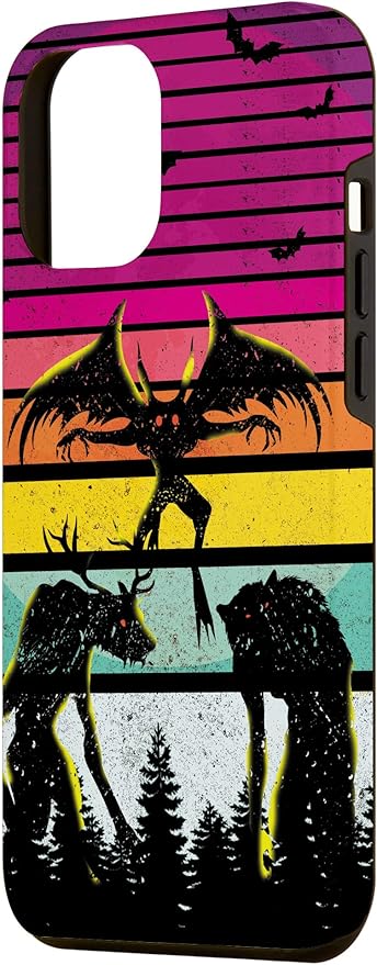 Cryptkin Cute Mothman Cryptid Map Case for iPhone 12 Pro Max