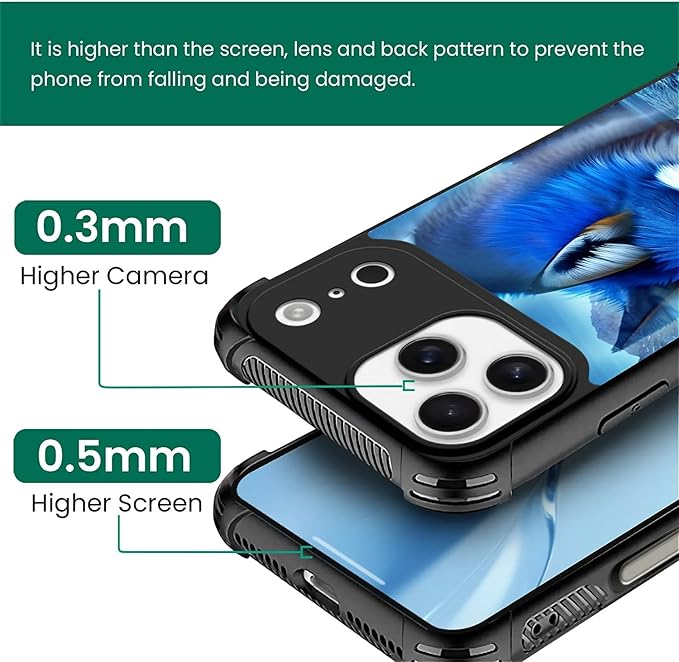 for iPhone 17 Pro Max Case,for MagSafe Graphic Design for Girl Boy Soft Silicone Hard Acrylic Shock Protection Designed for iPhone 17 Pro Max Snowy Mountain Fox Lake Pattern