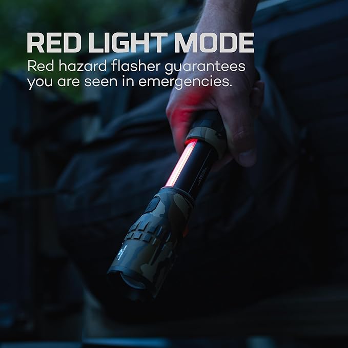 NEBO SLYDE KING Flashlight | High Lumens, Rechargeable COB Work Light & LED Flashlight, Waterproof, Magnetic Base, Great for Camping & Hunting, Includes Charging Cable