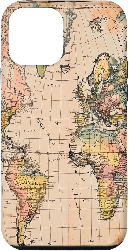 World Map ,Old Map of the World Case for iPhone 12 mini