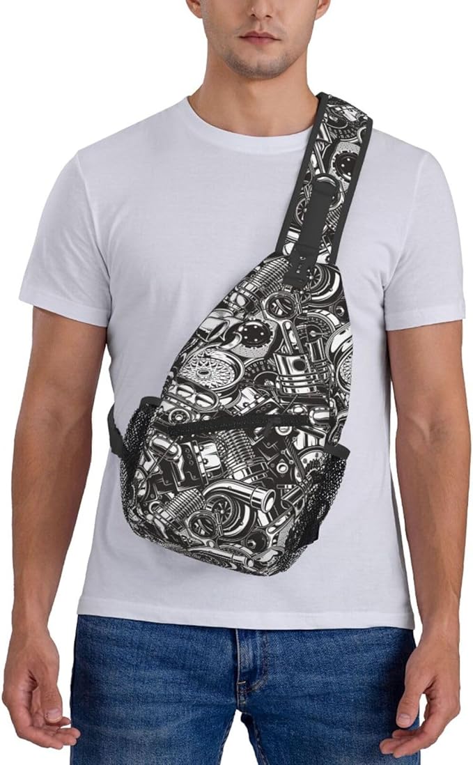 Sling Backpack For Men Hiking Daypack Crossbody Shoulder Bag Travel Chest Pack | Hiking, Travel