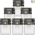 HYPERLITE LED Wall Pack Light: 30W 3600lm 5000K Daylight Dusk to Dawn Outdoor Lighting - 120Vac IP65 Waterproof LED Wall Lights for Garage House Garden UL Listed 6 Pack