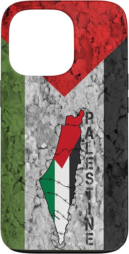 Kufiya PALESTINE Keffiyeh flag, Palestinian Map pattern Case for iPhone 13 Pro