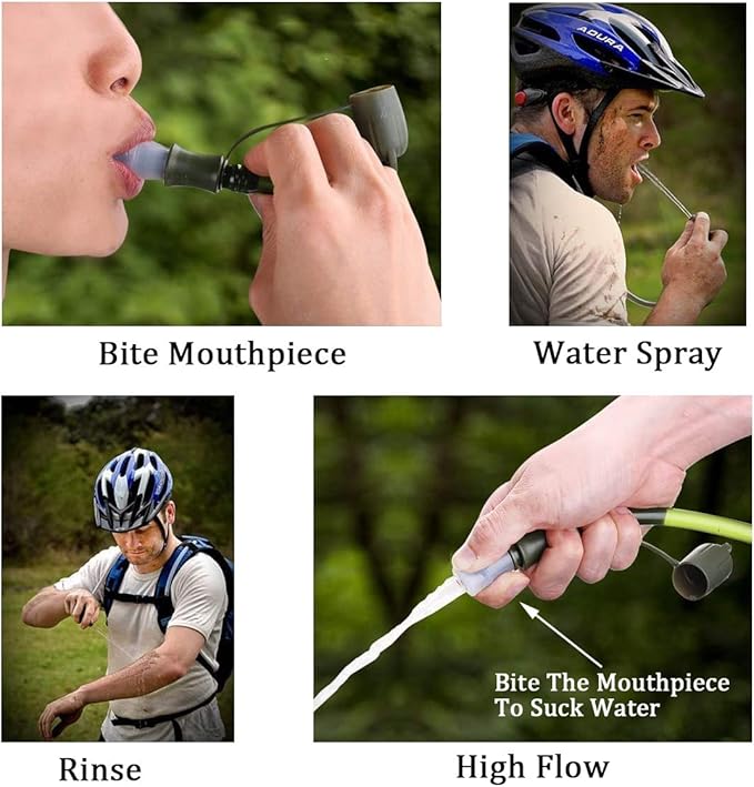 HEIKLN Hydration Bladder 1.5L-2L-2.5L-3L,Leak Proof Water Reservoir, BPA Free Military Water Storage Bladder Bag Hydration Pack Replacement Easy Clean for Bicycling Hiking Camping Hunting Running