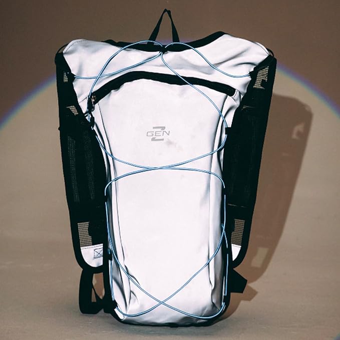 Festival Approved Hydration Backpack Rave | Anti-Theft Chest Pockets, 2L Bladder Included, Lightweight Ripstop Design