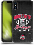 Head Case Designs Officially Licensed Ohio State University Vintage Football Graphics Hard Back Case Compatible with Apple iPhone X/iPhone Xs