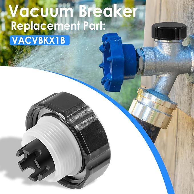 VACVBKX1B Vacuum Breaker Kit Fit for Traditional Anti-Siphon Frost-Free Sillcock Valves Replacement