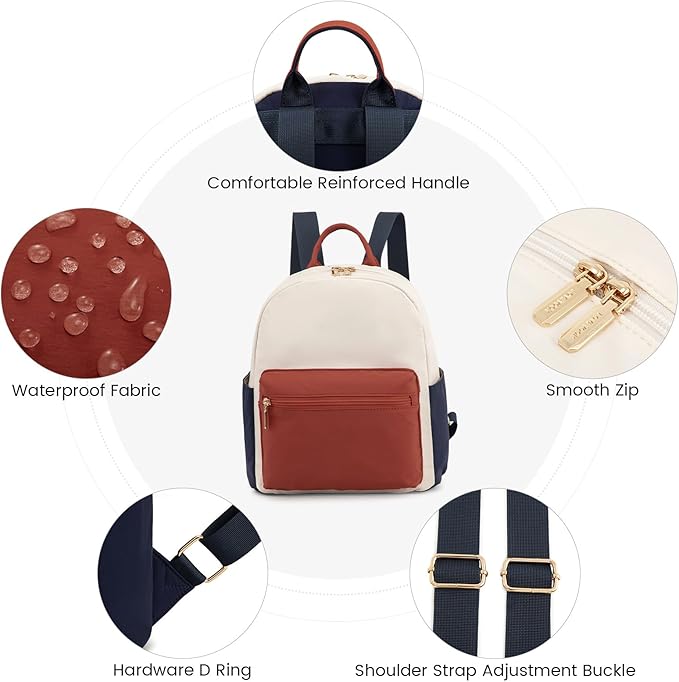 LOVEVOOK Mini Backpack for Women Light Weight Small Waterproof Backpack Purses Daily Backpack… | Light Weight