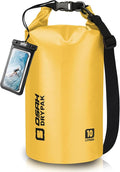 Waterproof Dry Bag, 5L/10L/20L/30L/40L Roll Top Lightweight Storage Backpack with Phone Case for Women & Men, Floating Waterproof Sack for Travel, Swimming, Kayaking, Paddle Board, Camping & Beach