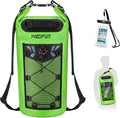 Piscifun Dry Bag, Waterproof Floating Backpack 10L/20L/30L/40L with Waterproof Phone Case for Boating, Kayaking, Fishing