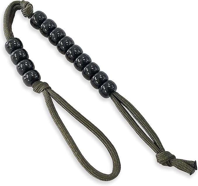 Pace Count Beads/Army Ranger Beads/Distance Counter for Your Land Navigation Kit - Trail Counter Hiking Beads for Compass Land Navigation as Part of an Orienteering Kit
