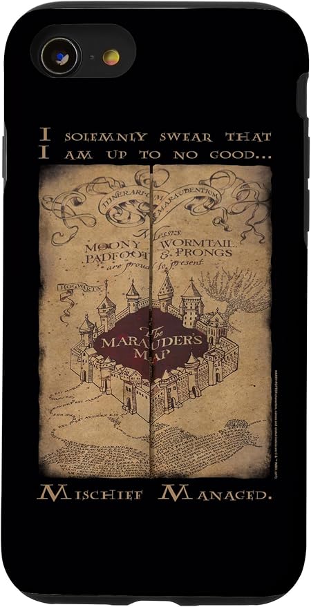 iPhone SE (2020) / 7 / 8 Harry Potter Marauder's Map Words Case