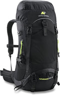 N NEVO RHINO 40L Internal Frame Hiking Backpack for Men Women with Rain Cover, Lightweight Outdoor Backpacking Backpack for Camping, Hiking, Traveling